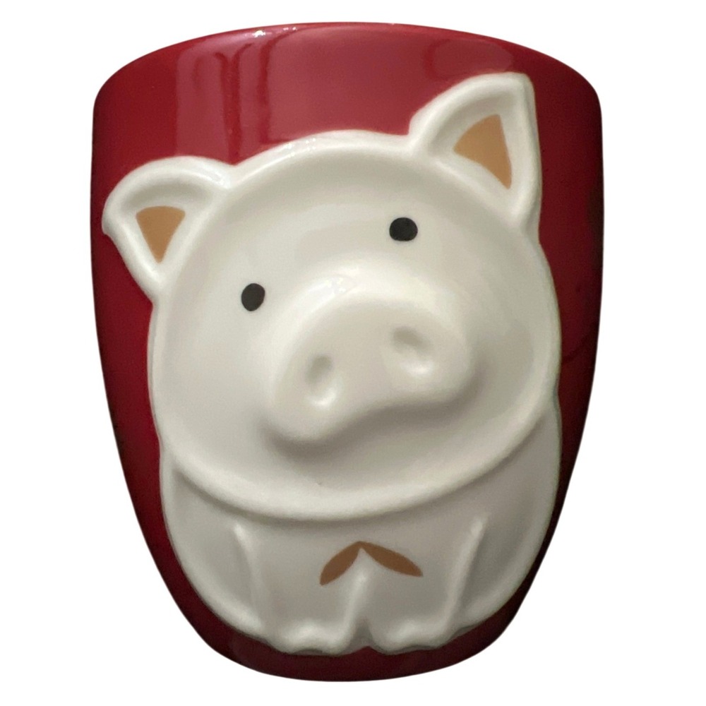 Starbucks 2019 Lunar New Year of the Pig Red Floral 12oz Coffee Mug Bone China